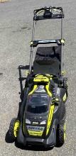 Ryobi 40v Lithium 20" Brushless Self propelled Lawnmower w/battery and charger- works