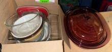Vintage Pyrex and other glassware