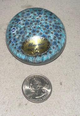Murano Hand Blown Paper weight from Italy