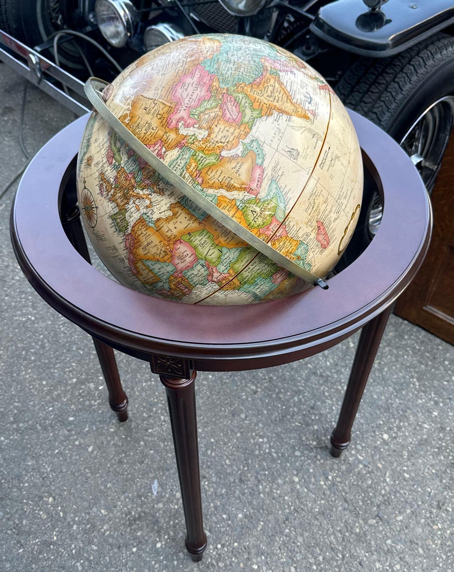 "Replogle 16" Diameter Globe World Classic Series" Globe on stand 34" tall