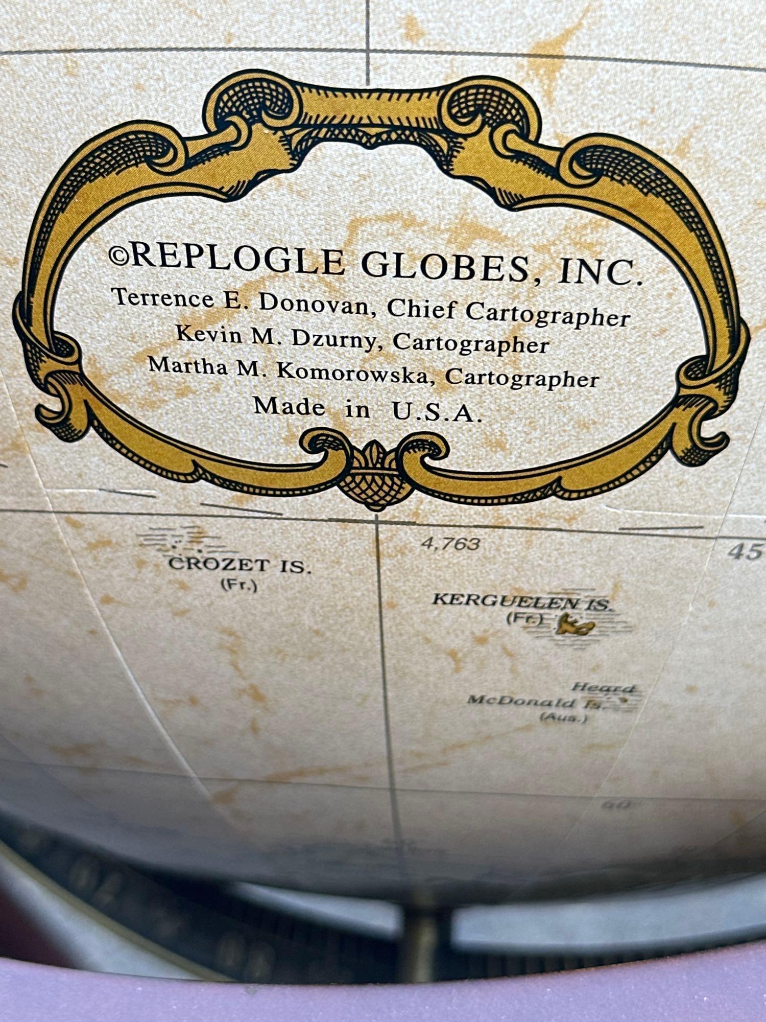 "Replogle 16" Diameter Globe World Classic Series" Globe on stand 34" tall