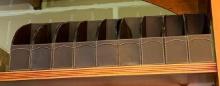 9 Leather Office File Holders