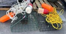 2 Crab pots geared ready
