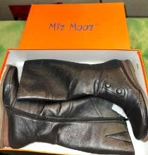 NIB Miz Mooz Boots Black Leather size 8.5
