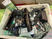 Tote Full of XBOX Video Game Accessories