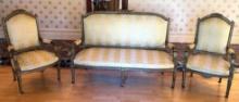 Mid 1800's Parlor Set From Belgium- 3 Piece Set