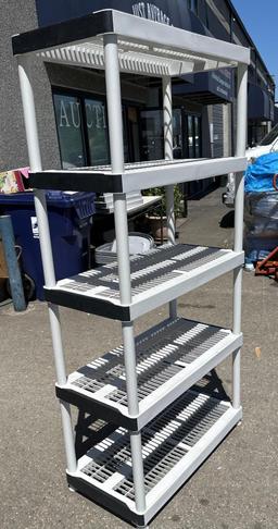 Keter 5 Tier Shelving Unit 72"T x 43" W