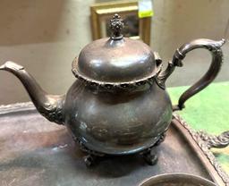 6 Piece Silver Plated Coffee/Tea Set