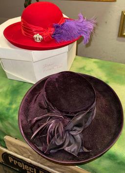 2 Fantasy Ladies Hats
