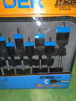 New 14pc Spyder Spade Bit Set