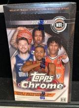 Sealed Box of 2023/24 NBL Topps Chrome Basketball Cards