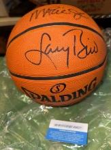 Magic Johnson & Larry Bird Autographed Spalding Official NBA Basketball