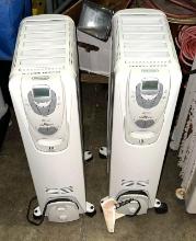 2 Oil Radiant Space Heaters- work Great!