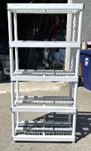 Keter 5 Tier Shelving Unit 72"T x 43" W