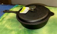 10" x 3" Cast Iron Dutch Oven with Lid