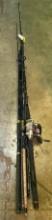 5 Salmon & Botha Fish Rods- Some Reels- All Intact