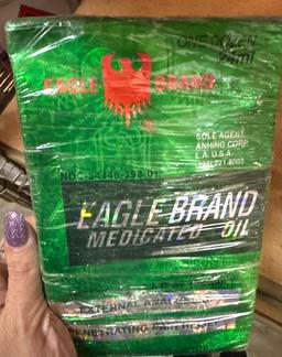 12 New Eagle Brand Medicated Oil and MedReady Automated Medication Dispenser