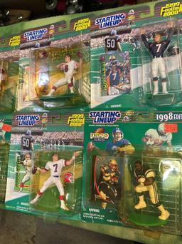 17 New in packages 1990's Starting Lineup Football Figures