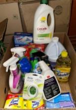 Box of Cleaning Supplies