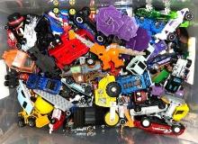 Bin of Hot Wheels, Matchbox and Other Cars