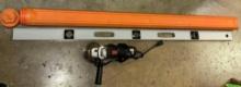 Grinder and 4' Mayes Level and Case