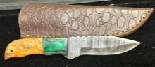 Fixed Blade Knife and Sheath 4" Blade