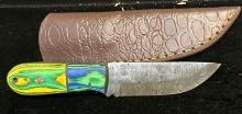 Fixed Blade Knife and Sheath 4" Blade