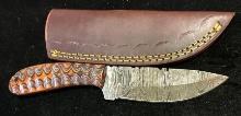 Fixed Blade Knife and Sheath 4" Blade