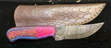 Fixed Blade Knife and Sheath 4" Blade