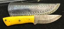 Fixed Blade Knife and Sheath 4" Blade