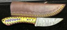 Fixed Blade Knife and Sheath 4" Blade