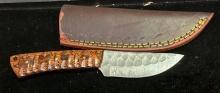 Fixed Blade Knife and Sheath 4" Blade