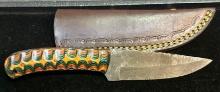 Fixed Blade Knife and Sheath 4" Blade