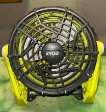 Ryobi 18v Fan with Battery (electric also)- works