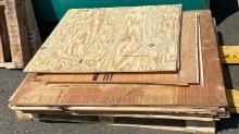 Lot of Plywood- 14 pieces 44" x 44" and 8 Pieces are 34" x 34"