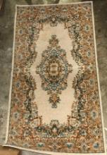 Oriental Style Throw rug with Rubber back
