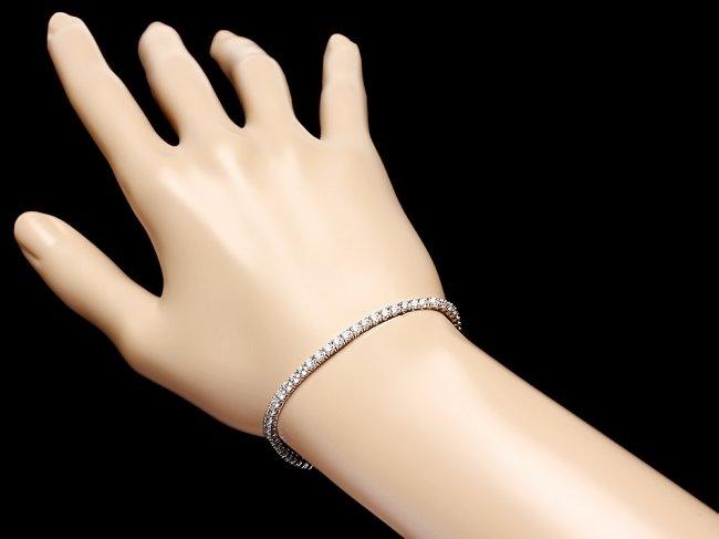 18k White Gold 4.50ct Diamond Bracelet