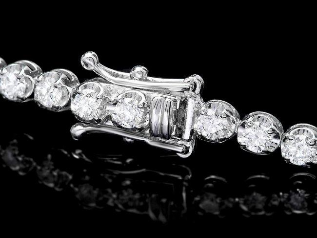 18k White Gold 4.50ct Diamond Bracelet