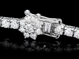 18k White Gold 4.45ct Diamond Bracelet