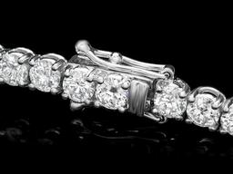 18k White Gold 11.50ct Diamond Bracelet