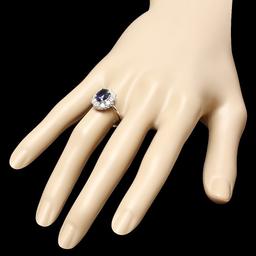 14k Gold 1.50ct Sapphire 1.00ct Diamond Ring