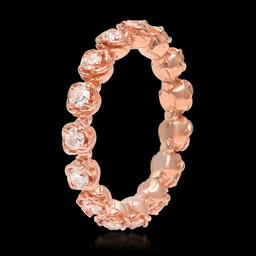 14K Rose Gold 1.13cts. Diamond Ring