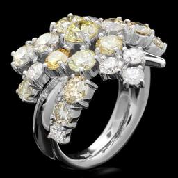 14k White Gold 5.00ct Diamond Ring