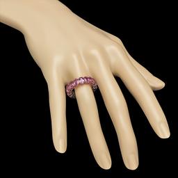 14K Gold 10.82ct Pink Sapphire Ring