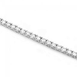 18k White Gold 5.00ct Diamond Bracelet