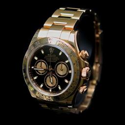 Rolex Daytona 40mm 18K Rose Gold Mens Wristwatch