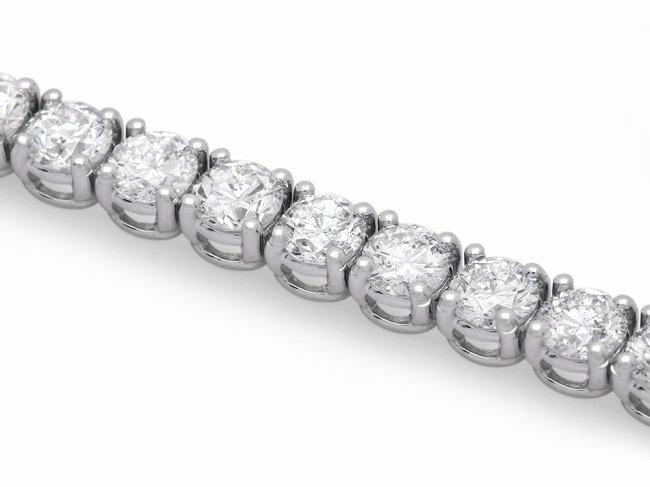 18k White Gold 11.50ct Diamond Bracelet