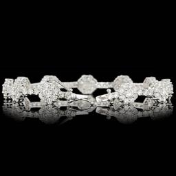 18k White Gold 9.30ct Diamond Bracelet