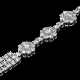 18K Gold 11.50ct Diamond Necklace