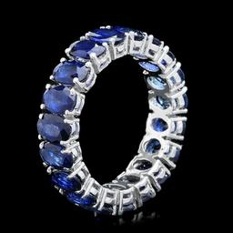14k White Gold 10.00ct Sapphire Ring